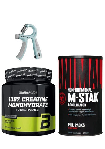 Universal Nutrition Animal M-Stak 21 packs Testosterone Booster + Creatin 300gr