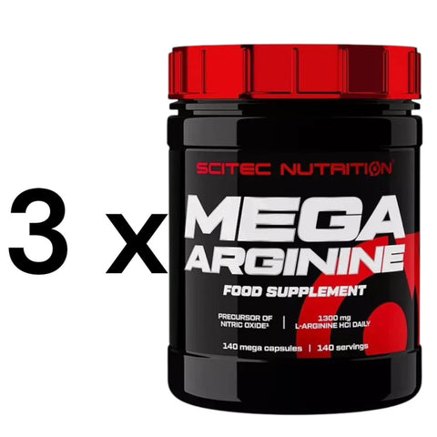Scitec Nutrition Mega Arginine 140 Kapseln/ 3 x 140 Kapseln / 420 Kapseln