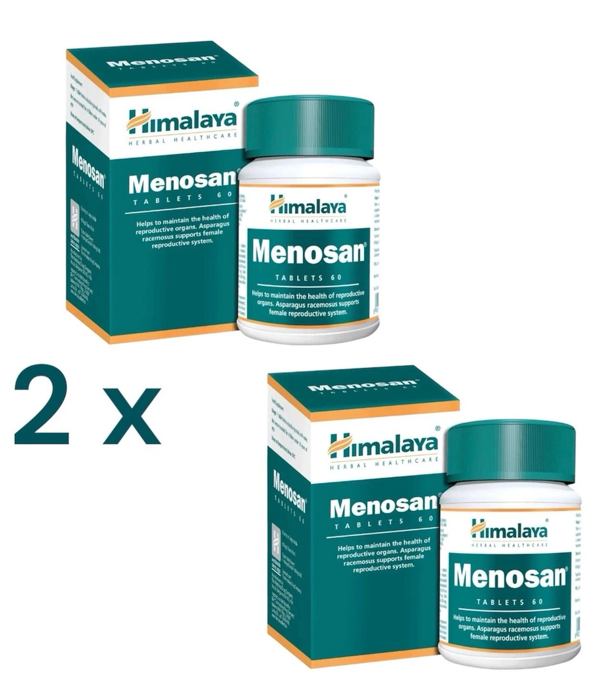 Himalaya Menosan 2x60 Tabletten Menopause Wechseljahre Unterstützung