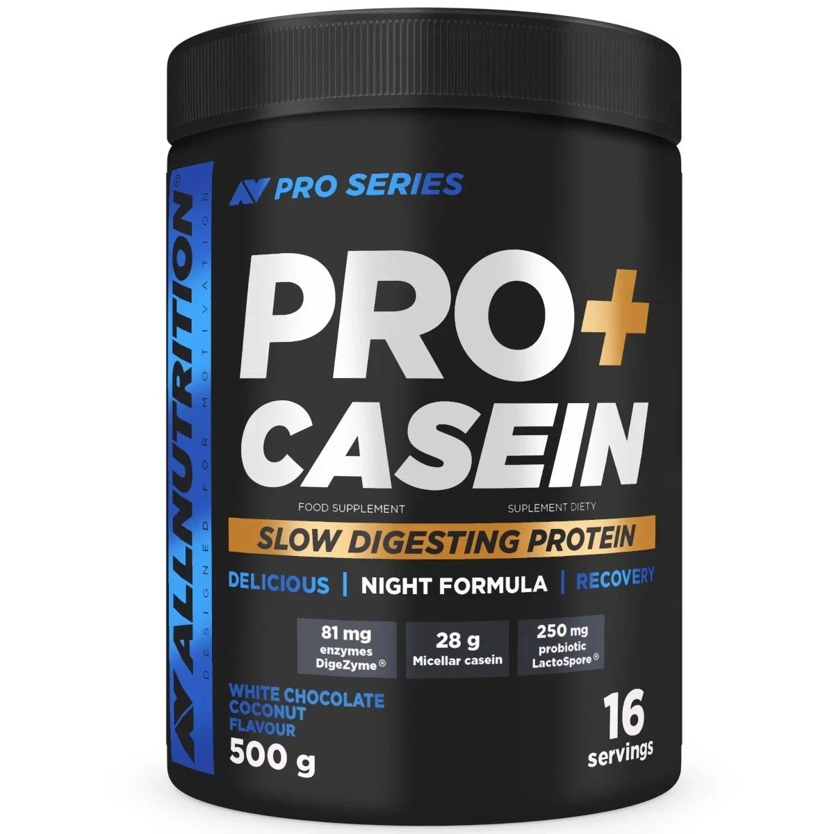 ALL NUTRITION® PRO+ CASEIN 500g - 80% NIGHT PROTEIN