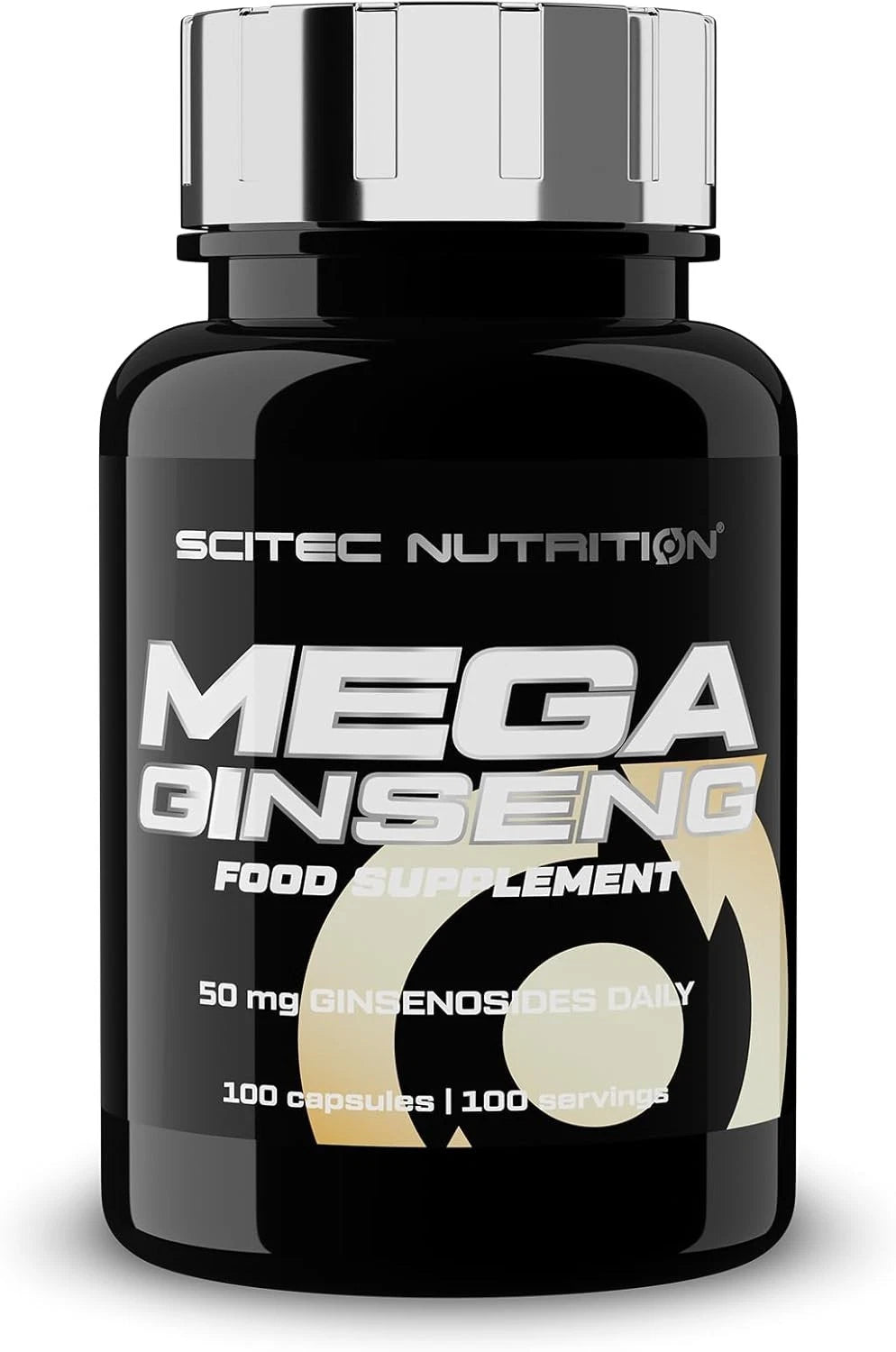 Scitec Nutrition Mega Ginseng 100 Kapseln 60mg Ginsenoside Food Supplement NEU