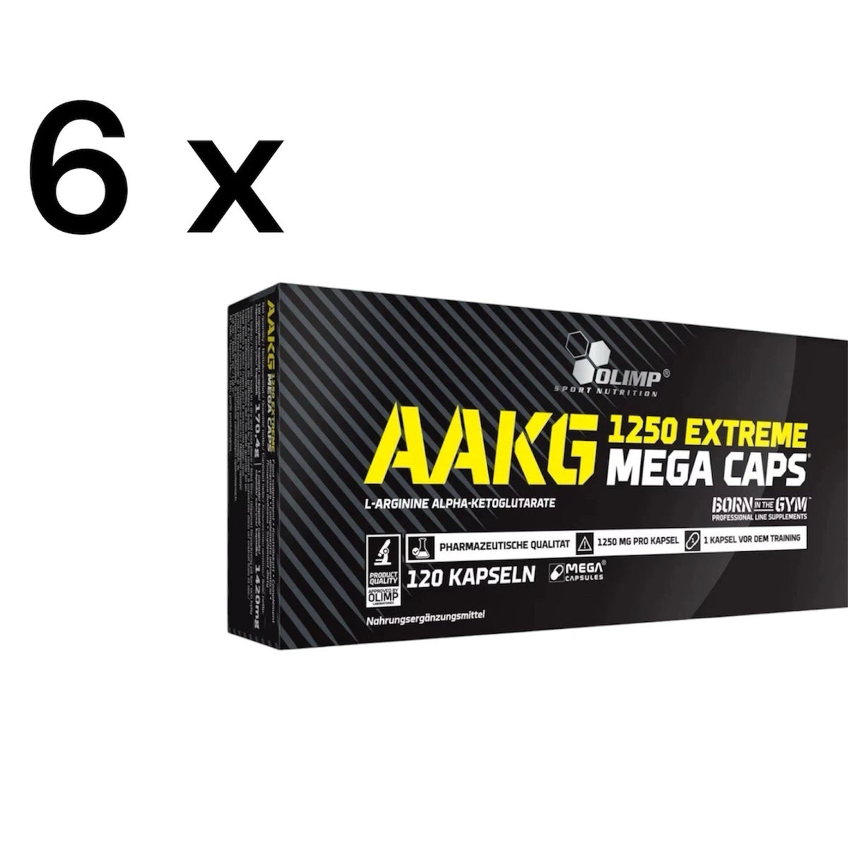 Olimp AAKG 1250 Extreme Mega Caps - 6 X 120 Kapseln/ 720 Kapseln