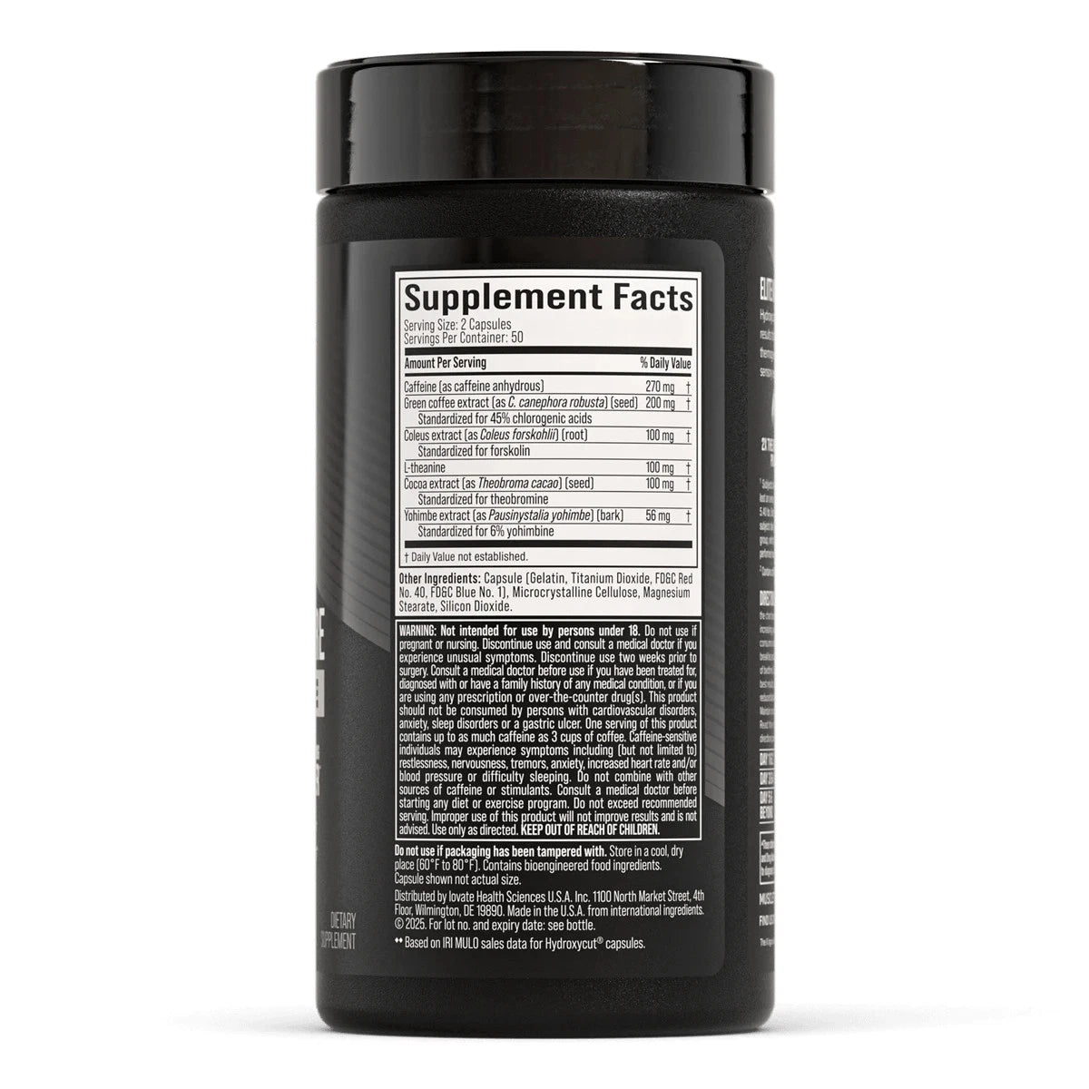 MuscleTech Hardcore Elite 100 Caps / 50 Serving - Fat Burner