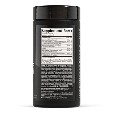 MuscleTech Hardcore Elite 100 Caps / 50 Serving - Fat Burner