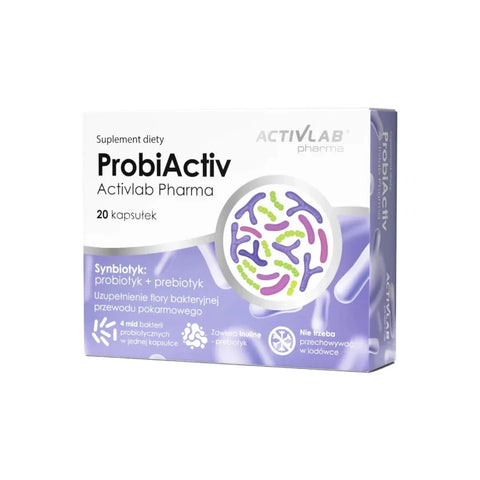 Activlab Pharma ProbiActiv Synbiotikum - 2 x 20 Kapseln- 40 Kaps.