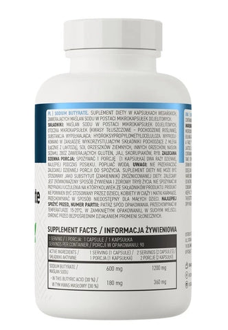 OstroVit Sodium Butyrate 90 caps/ 2 x 90 caps