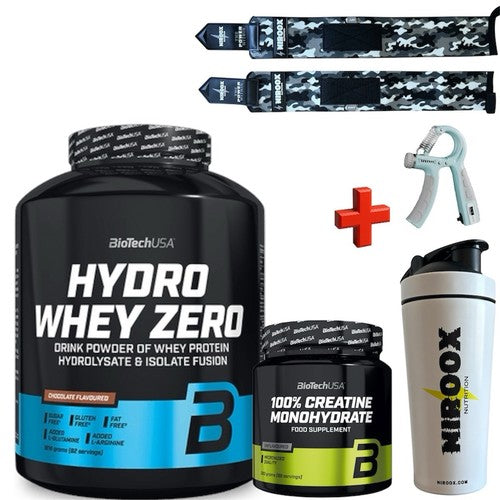 BioTech USA Hydro Whey Zero 1816g Creatin 300g Hydrolysat Protein