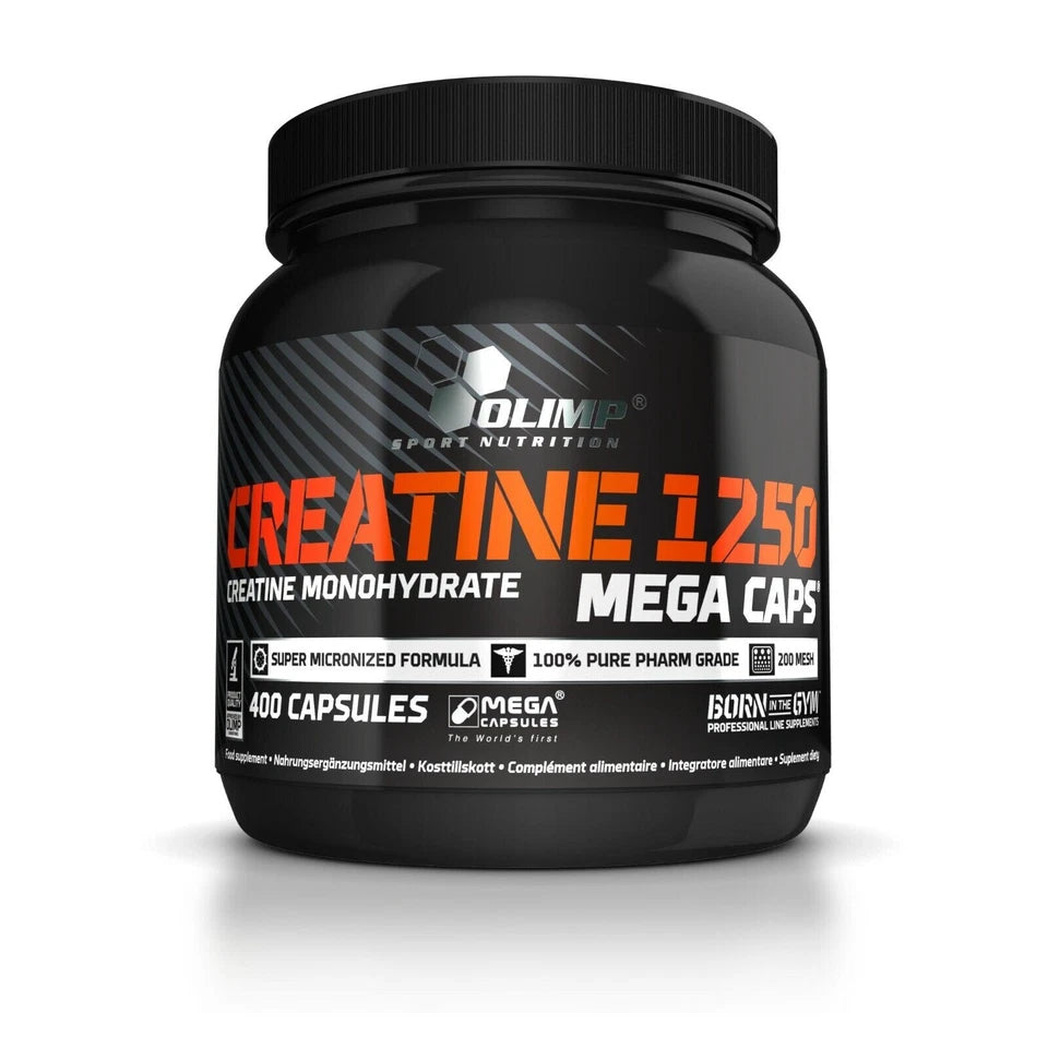 Olimp Creatine 1250 Mega Caps 400 Kapseln 1250mg Kreatin Monohydrat