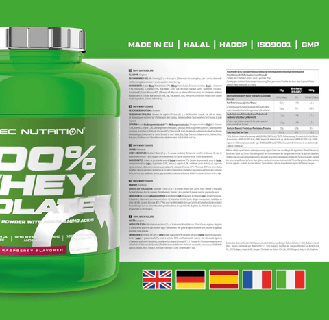 Scitec Nutrition 100% Whey Isolate 1816g plus Creatine 300g Premium Bundle für maximalen Muskelaufbau und Kraftsteigerung