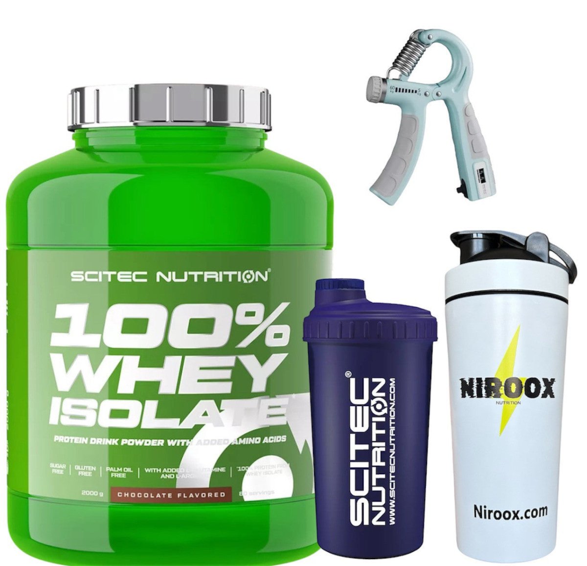 Scitec Nutrition 100% Whey Isolate 1816g Premium Molkenisolat mit BCAAs und Glutamin für Muskelaufbau und Definition