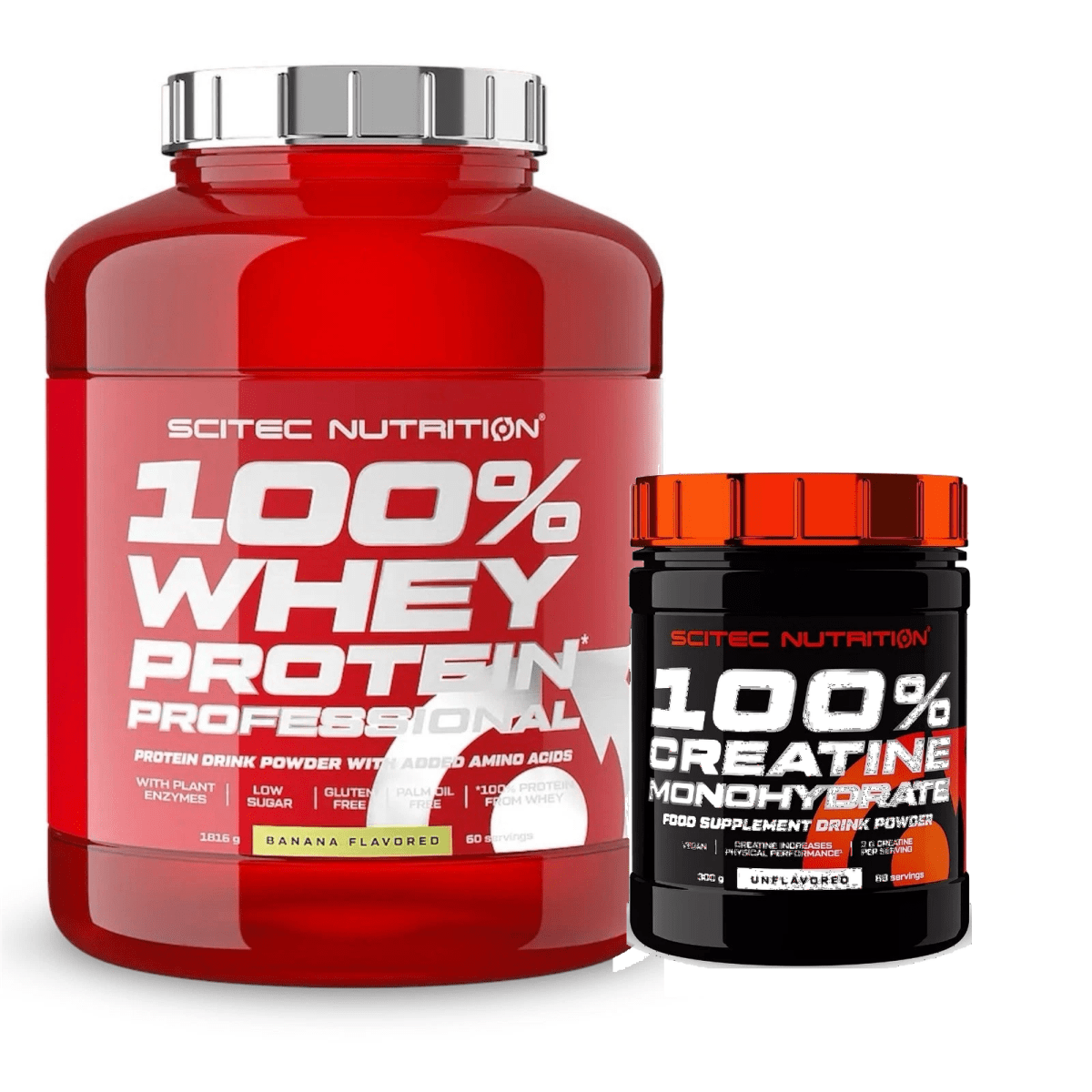 Scitec 100% Whey Protein 1,816kg + Scitec Creatine 300 g - NirooX NutritionProteinScitec Nutrition