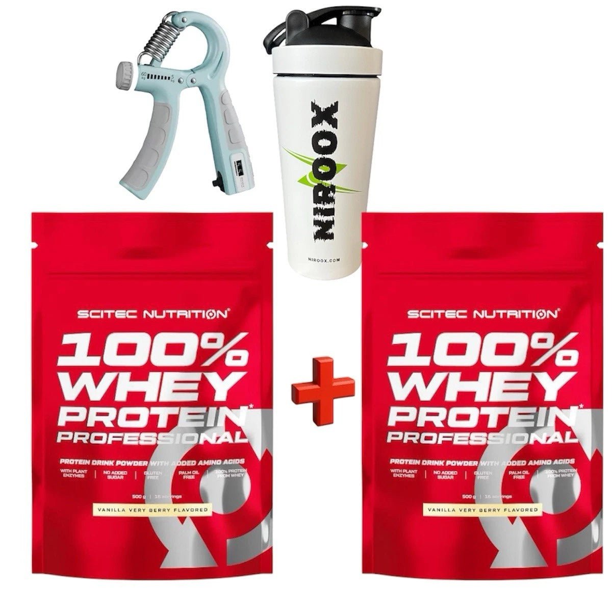 Scitec Nutrition 100% Whey Protein 2 x 1000g / 2 kg + Bonus - NirooX NutritionNirooX Nutrition