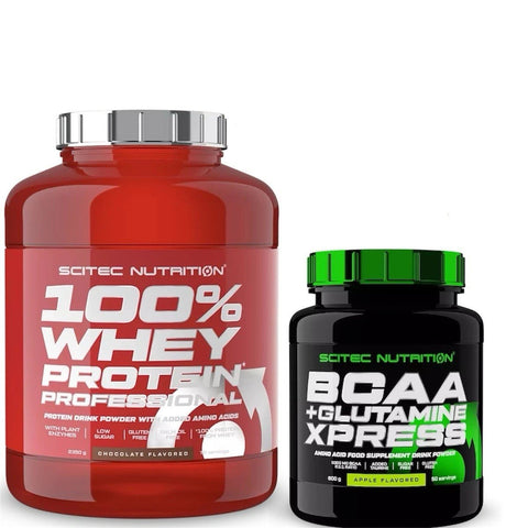 Scitec Nutrition 100% Whey Protein – 2350g + BCAA Xpress 600g + Bonus - NirooX NutritionNirooX Nutrition