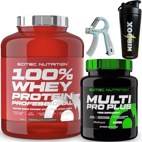Scitec Nutrition 100% Whey Protein 2350g + Multi Pro Plus 30 Pack | Komplett - Set - NirooX NutritionNirooX Nutrition