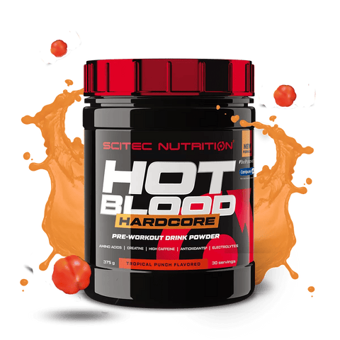 Scitec Nutrition Hot Blood Hardcore | 2x375g Doppelpack für Energie & Fokus - NirooX NutritionNirooX