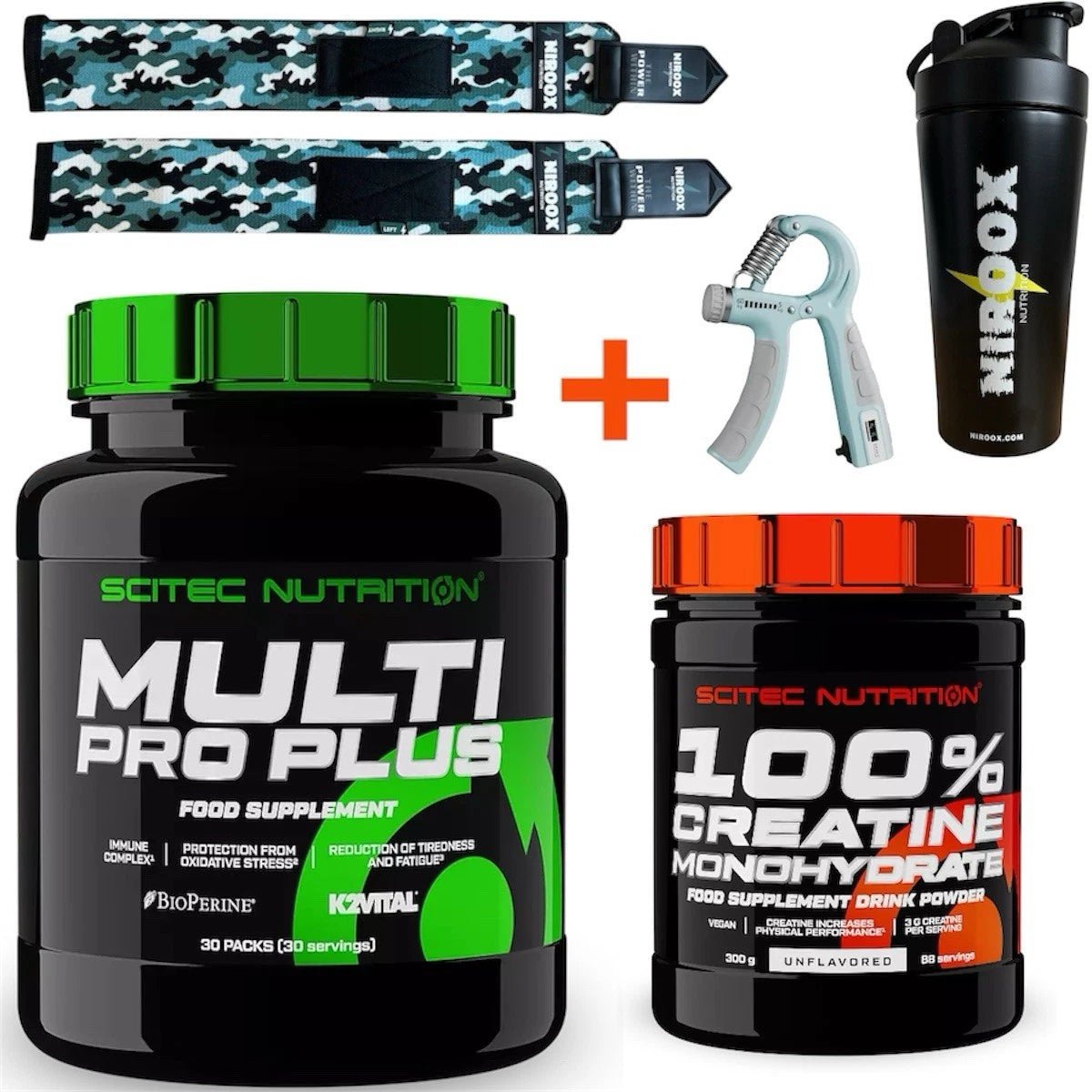 Scitec Nutrition Multi Pro Plus 30 Portionen + Creatin 300g | Komplett - Set - NirooX NutritionNirooX Nutrition