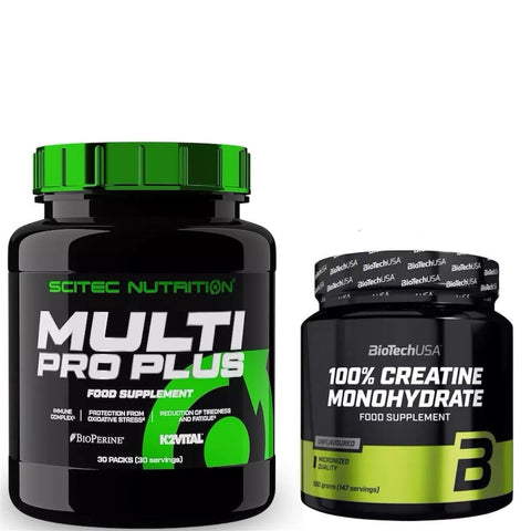 Scitec Nutrition Multi Pro Plus 30 Portionen + Creatin 500g | Komplett - Set - NirooX NutritionNirooX Nutrition