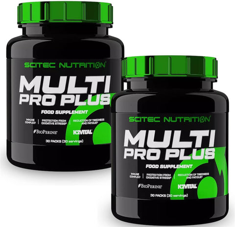 Scitec Nutrition Multi Pro Plus – Multivitamin & Mineralstoff Komplex im Doppelpack 2x30 Tagesportionen