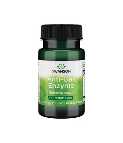 Swanson Anti - Gas Enzyme 123mg – 90 Kapseln | Verdauungsenzyme gegen Blähungen - NirooX NutritionNirooX Nutrition