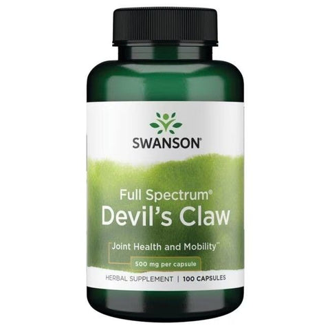 Swanson Devil's Claw (Teufelskralle) 500mg – 100 Kapseln | Gelenkgesundheit - NirooX NutritionNirooX Nutrition