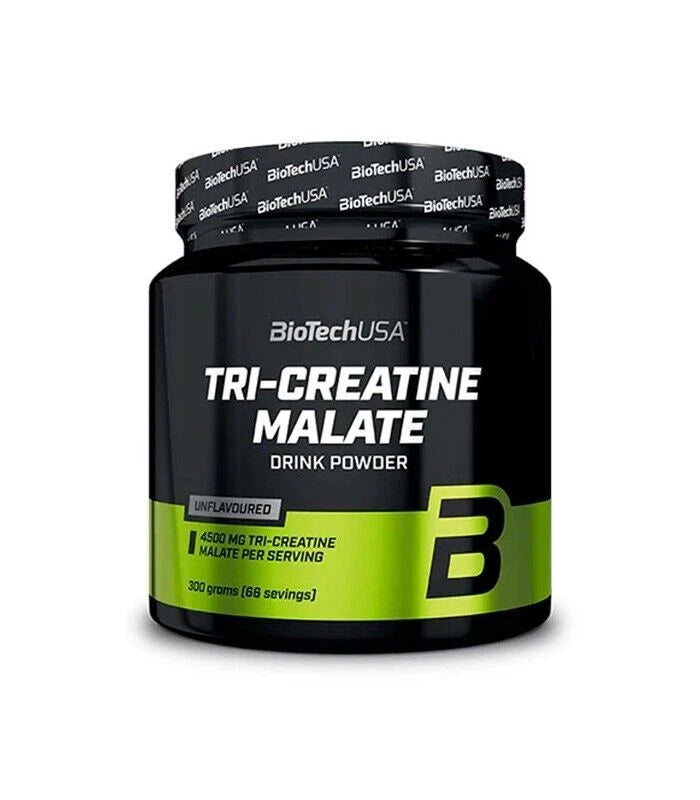 BioTech USA Tri Creatine Malate 300g Kreatin Pulver hochdosiert