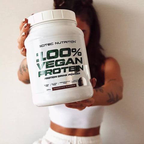 Scitec Nutrition 100% Vegan Protein 1kg pflanzliches Proteinpulver mit 5 Proteinquellen und Vitamin B12 für Veganer