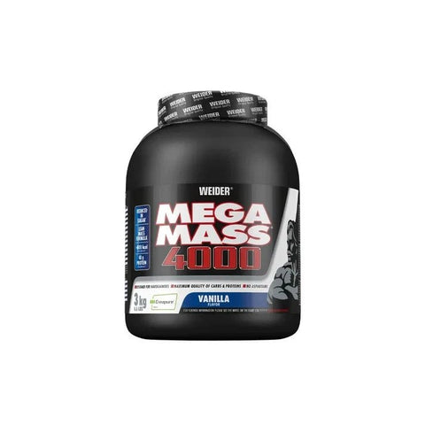 Weider Mega Mass 4000 / 2 x 3000g Dose Gainer Kohlenhydrate Eiweiß 6 Kg + Bonus - NirooX NutritionNirooX Nutrition